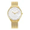 Titan Edge Slim Stainless Steel Strap White Dial Analog Watch for Men - Image 2