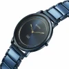 Titan Edge Melange Slim Steel & Ceramic Strap Blue Dial Analog Watch For Men - Image 3