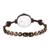 Titan Raga Viva Quartz Analog Rose Gold Dial Brown Metal Strap Watch for Women - Image 5