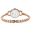 Titan Raga Champagne Dial Quartz Analog Watch for Women With Golden Metal Strap - Image 2