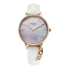 Titan Raga Showstopper 2.0 Strap Material Leather Dial Colour Mother Of Pearl 95274WL03