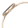 Titan Raga Showstopper Quartz Analog Purple Round Dial Rose Gold Metal Strap Watch For Women - Image 4