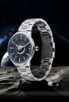 Titan Stellar Sun Moon Disc Blue Dial Watch - Image 4