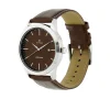 Titan Quartz Analog with Date Brown Dial Leather Strap Watch for Men - Image 3