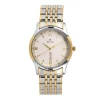 Titan Analog with Day and Date Off White Dial Stainless Steel Strap watch for Men