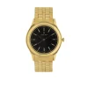 Titan Quartz Analog Black Dial Stainless Steel Strap Watch for Men