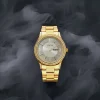Titan Quartz Analog Champagne Dial Stainless Steel Strap Watch for Men - Image 3