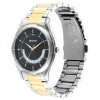 Titan Quartz Analog Black Dial Stainless Steel Strap Watch for Men - Image 4
