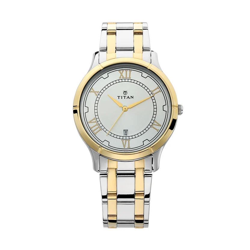 1775BM01 Titan Analog with Date Dial Stainless Steel Strap watch for Men - Image 1