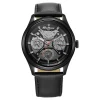 Titan Octane Quartz Multifunction Black Dial With Black Leather Strap Watch For Men - Image 2
