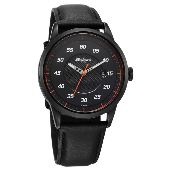 1806NL05_2 Titan Tuners Strap Material Leather Dial Colour Black 1806NL05 - Image 1