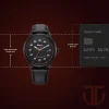 Titan Tuners Strap Material Leather Dial Colour Black 1806NL05 - Image 3