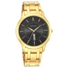 Titan Quartz Analog Black Dial Stainless Steel Strap Watch for Men - Image 2