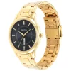 Titan Quartz Analog Black Dial Stainless Steel Strap Watch for Men - Image 3
