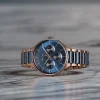Titan Ceramic Fusion Quartz Multifunction Blue Dial With Two Toned Color Stainless Steel Strap Watch For Men - Image 2