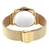 Titan Classique Suave Quartz Yellow Dial Golden Stainless Steel Mesh Strap Watch for Men - Image 2