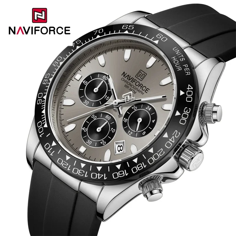 IMG_9900-1 (1) NAVIFORCE Watch NF8054-Silver/Grey/Black - Image 1
