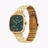 Titan Workwear Green Special Dial Golden Stainless Steel Analog Watch for Men - 1885YM02 - Image 3
