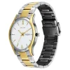 Titan Silver Dial Two Toned Metal Strap Analog with Day Date Watch for Men - Image 3