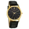 Titan Black Dial Leather Strap Analog with Day Date Watch for Men - Image 2