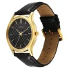 How to match a watch with your outfit: slim leather strap watch with a kurta
