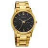 Titan Black Dial Gold Metal Strap Analog with Day Date Watch for Men - Image 2
