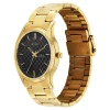 Titan Black Dial Gold Metal Strap Analog with Day Date Watch for Men - Image 3