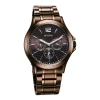 Titan Neo Splash Quartz Multifunction Brown Dial Stainless Steel Strap Watch for Men - Image 2