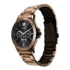 Titan Neo Splash Quartz Multifunction Brown Dial Stainless Steel Strap Watch for Men - Image 4
