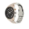 Titan Octane Black Dial Two Toned Stainless Steel Strap Chronograph Analog Watch for Men - Image 2