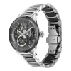 Titan Ceramic Fusion Automatic Black Dial Silver Dual-Toned Stainless Steel Bracelet Watch for Men - Image 3